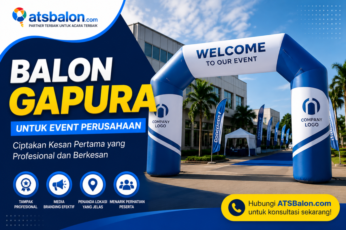 balon gapura untuk event perusahaan