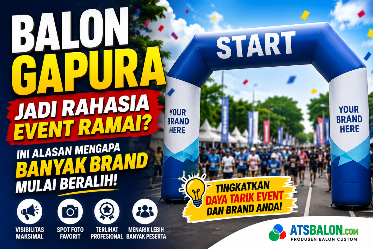 balon gapura rahasia event ramai