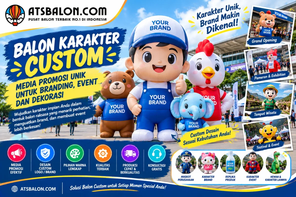 balon karakter product