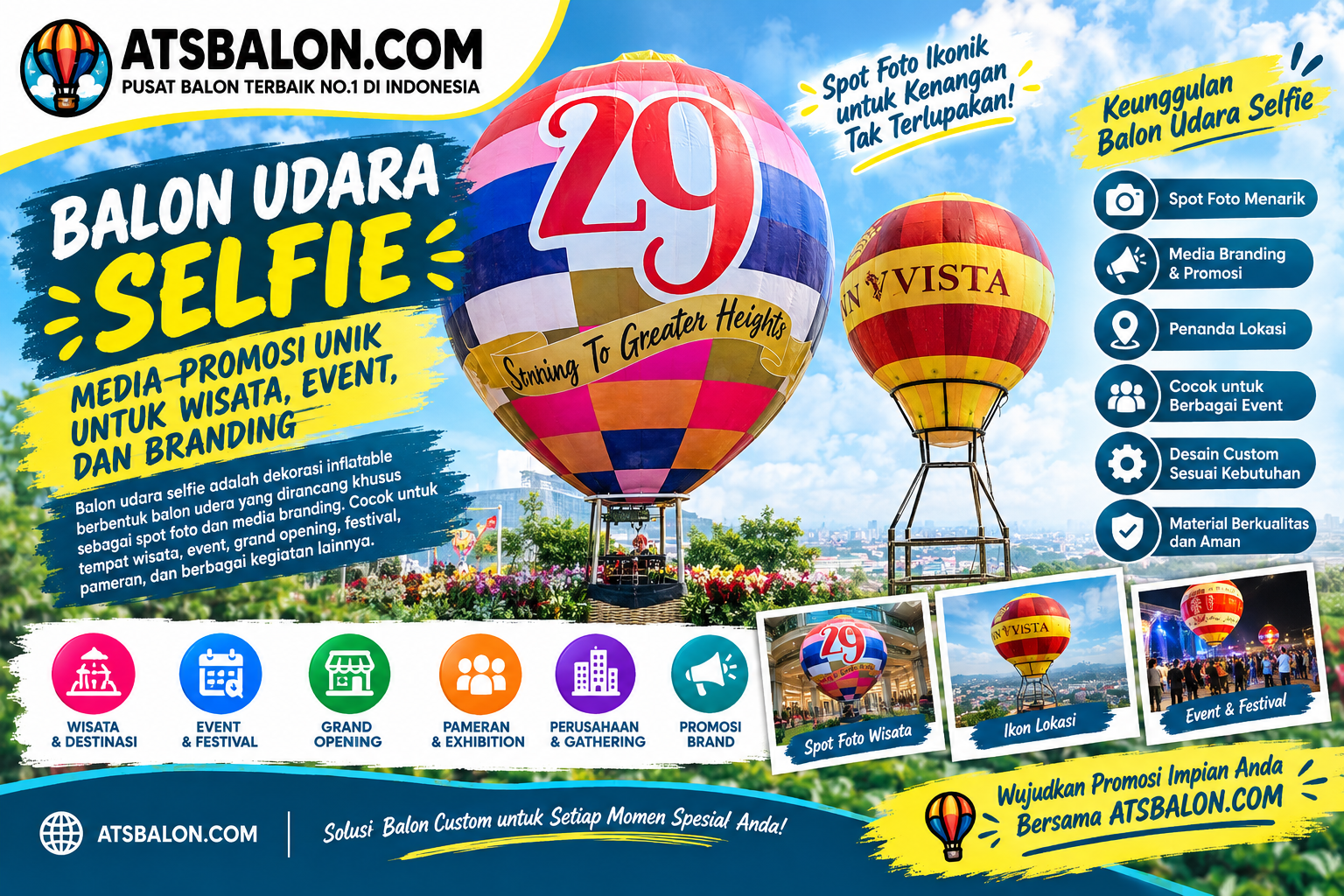 balon udara selfiie