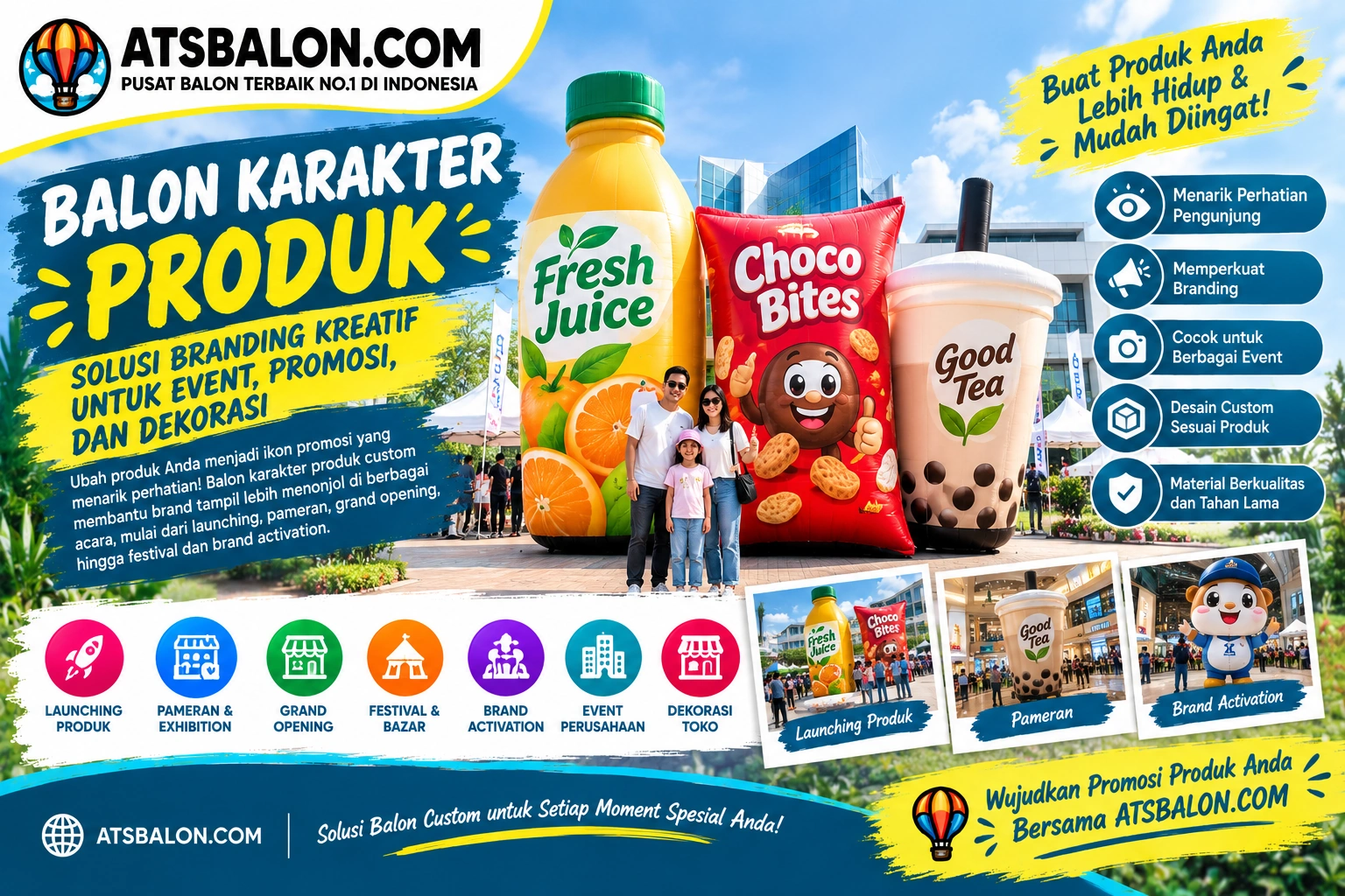 balon karakter produk
